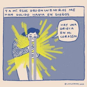 Yorokobu Instagram - @caosilustrado nos hace reflexionar sobre las rupturas de amistad. Los reencuentros y los desencuentros. 
Poco se habla de este tipo de duelos, ¿no crees?
