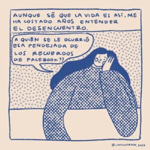 Yorokobu Instagram - @caosilustrado nos hace reflexionar sobre las rupturas de amistad. Los reencuentros y los desencuentros. 
Poco se habla de este tipo de duelos, ¿no crees?
