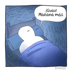 Yorokobu Instagram - “Mañana más” por @ruango para el especial de #vivirparatrabajar en @el.estafador 🫠
