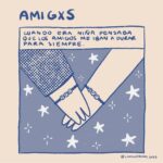 Yorokobu Instagram - @caosilustrado nos hace reflexionar sobre las rupturas de amistad. Los reencuentros y los desencuentros. Poco se habla de este tipo de duelos, ¿no crees? Amistad