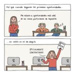 Yorokobu Instagram - Esta galería es solo un snack de todas las dificultades que tienen los jóvenes para incorporarse al mundo laboral y para mantenerse en él sin precariedad. Podríamos seguir con más crisis y movidas, pero mejor lo dejamos para otro capítulo, ¿no, @lauraarbol_? 😵‍💫 Este post está patrocinado por @bbva_espana y su cuenta joven con la que intentan que esta situación sea menos difícil. Puedes abrirla sin tener que domiciliar nómina ni recibos, es todo 100% online y su tarjeta débito no tiene comisiones ni condiciones de mantenimiento. #CompromisoBBVA