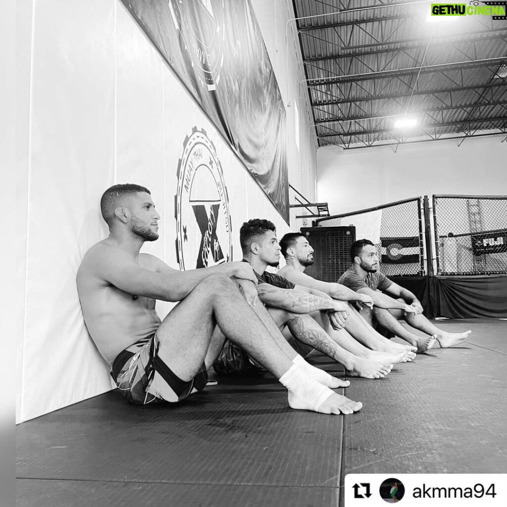 Youssef Zalal Instagram - #Repost @akmma94 with @use.repost ・・・ “Whoever is bringing out the best in you, stay connected to them.” #teammates #friends #family #bantamweights #dreamteam #hardwork #training #levelup #themoroccandevil #dragon #elguapo #AK #allyouneedisthreemthrfkrs Factory X Muay Thai / MMA / BJJ