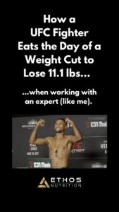Youssef Zalal Instagram - This is how a fighter eats the day of a weight cut when things are done right! Watch this to see how I handled the weight cut diet for my guy @themoroccandevil. A couple of important things to notice here. First off, calories are not our concern. We’ve put the work in. We’ve lost body fat. Now, our goal is only to lose water. We only pull carbs down the last 3 days. Before that, Youssef was eating 250-300g of carbs all through camp, right up until Monday of fight week. Once we pull carbs back, we still want to provide enough calories for energy so we increase fat to make up the difference. We never stop drinking water. Ever. Even the final day of the cut, we are drinking water. We never stop eating. Food is fuel and we are preparing for battle. The final water loss process can be EXTREMELY dangerous if done incorrectly. I have 18 years of weight cut experience and have been researching, evolving, and practicing the entire time. I’ve also spent close to 8 years in school, learning the science behind nutrition and how to apply it for various goals. Do not try this at home and do not hire someone unqualified to help you. This is not a method to lose body fat. This is a method to make weight in a weight class sport. If you’re trying to lose body fat, this is not the way. Weight Loss & Fat Loss are not the same. - #ethosnutritioncoaching #tylermintonnutrition San Diego, California