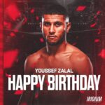 Youssef Zalal Instagram - Please help us wish a very #HappyBirthday to #TeamIridium beast @themoroccandevil, who’s racked up 5️⃣ big wins since parting ways with the @ufc 🍰 #TheDarkside Las Vegas, Nevada