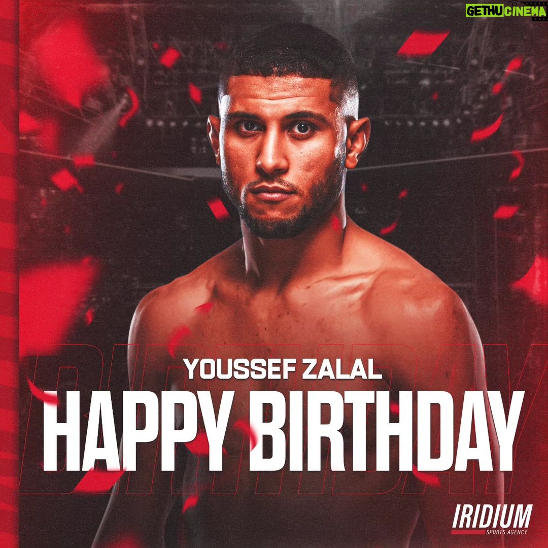 Youssef Zalal Instagram - Please help us wish a very #HappyBirthday to #TeamIridium beast @themoroccandevil, who’s racked up 5️⃣ big wins since parting ways with the @ufc 🍰 #TheDarkside Las Vegas, Nevada