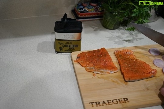 Youssef Zalal Instagram - Let the cooking begin #traeger . 📸: @pleokatra