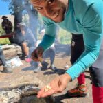 Youssef Zalal Instagram - 2022 Factory X backpacking trip! It was amazing, I learned so much from this trip and made so many memories. Here’s just one of them, I caught my first fresh water fish 🐠 😁 big shoutout to coach @coachmarcmontoya for setting this up. What an amazing experience 🙅🏽‍♂️🙅🏽‍♂️ Denver, Colorado