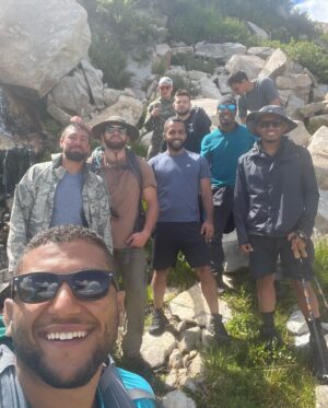Youssef Zalal Instagram - 2022 Factory X backpacking trip!

It was amazing, I learned so much from this trip and made so many memories. Here’s just one of them, I caught  my first fresh water fish 🐠 😁 big shoutout to coach @coachmarcmontoya for setting this up. What an amazing experience 🙅🏽‍♂️🙅🏽‍♂️