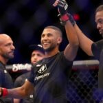Youssef Zalal Instagram - Much love to my family and my supporters and the fans, I felt like I won the fight but the judges think otherwise see you guys soon 🇲🇦😈 #alhamdulillah #themoroccandevil #ufc San Diego, California