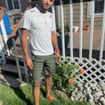 Youssef Zalal Instagram - When your wife forces you to take a picture 😂 #roses🌹 #puma Denver, Colorado