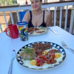 Youssef Zalal Instagram - Chef moroccandevil 😁 happy Sunday people😁❤️ #bison #eggs #hasbrowns #tomatosalsa #breakfast Denver, Colorado