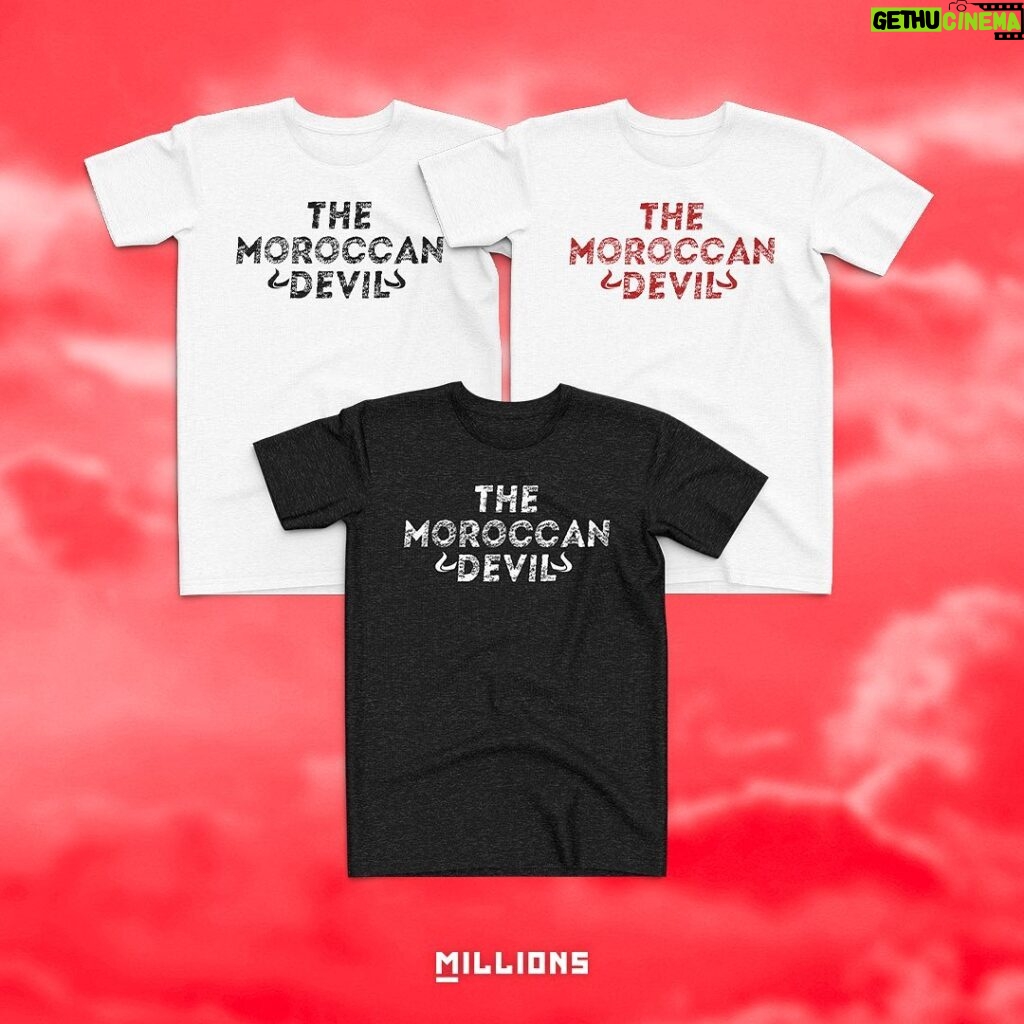 Youssef Zalal Instagram - Hey everyone! Go check out my latest merch that just dropped on #MILLIONS.co by clicking the link in my bio! #merch #athletemerch #newin #shopnow