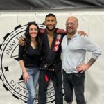 Youssef Zalal Instagram - Alhamdulillah. Yesterday was a great day!! What a journey to get to this point! Looking forward to the next step of the journey. Big thank you to professor @mcbusy and @scottyjiujitsu and @factoryxmuaythaimma 2024 let’s gooo!! 🇲🇦🙏 #blackbelt #morocco #mma #fighter Factory X Muay Thai / MMA / BJJ