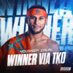 Youssef Zalal Instagram - 🚨 #TeamIridium hammer @themoroccandevil gets it done by TKO at @sparta_s_e 😈 #TheDarkside Denver, Colorado