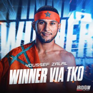 Youssef Zalal Instagram - 🚨 #TeamIridium hammer @themoroccandevil gets it done by TKO at @sparta_s_e 😈 #TheDarkside