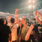 Yuki Kato Instagram - Everyone is an alien somewhere💛 Here u go, a #diaryukikato went for #yukitakonser @coldplay another bucket list checked. Blessed and grateful. Bonus foto terkahir aftermath dr konsernya, gamon sampe besoknya otw ke lokasi shooting masih aja mewek. Hehe. Jakarta, Indonesia