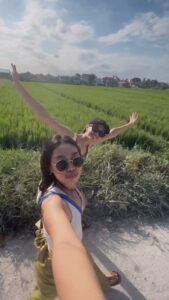 Yuki Kato Instagram - A little throwback with my travel buddy! The perfect combination of Sun, Sea, and Sister Shenanigans in Bali! 🌴🌞🌊