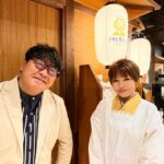 Yuko Nakazawa Instagram - ⭐︎⭐︎ カンニング竹山さんと。 アサヒビール マルエフのイベントでした。　 今日２月１５日〜１９日 天神地下街1番街イベントコーナーにて、 『マルエフ横丁 in 福岡』が開催されています。 #おつかれ生です #マルエフ横丁 #福岡 #天神地下街 #期間限定女将