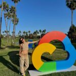 Yulia Kirillova Instagram - thanks @google for letting me take you on a music journey 💛 Manhattan Beach, California