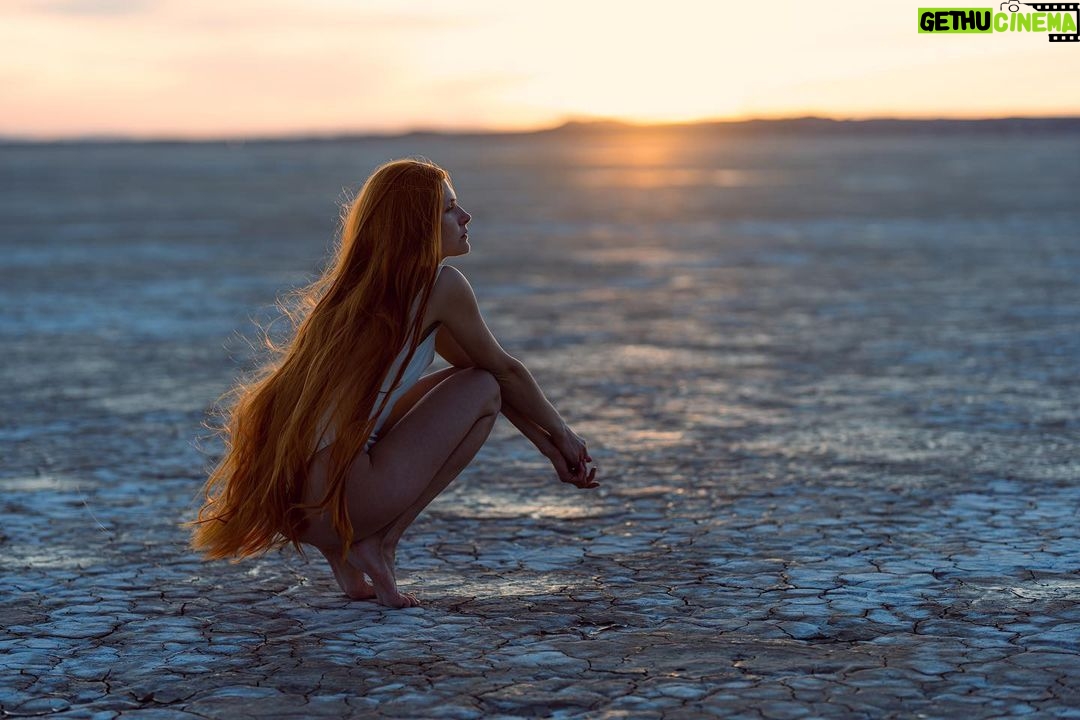 Yulia Kirillova Instagram - Google says that apparently one third of Americans thinks that life IS fair.. 📸 @staley El Mirage Dry Lake