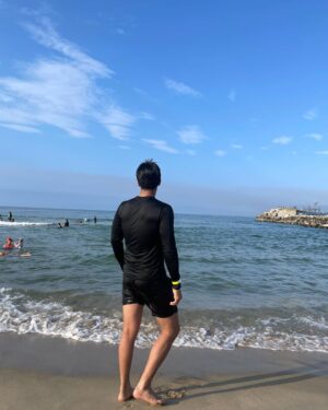 Yun Sung Instagram - 바다다!!!💙🌊🎣🐟