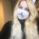Yvette Rachelle Instagram – 👻 #Boo 👻 #Meow 🐱 Hope everyone had a fun #safetravels #happyhalloween🎃👻🕸 I decided this year with another year of #covid around to be a cute funny safety #facemask white #felinefriendsofinstagram 😻😻 kitty cat wearing #clothmask #kittensofinstagram #catsloverclub 🐈‍⬛ Utilizing some #maccosmetics and natural organic #pacificabeauty I transformed into #catoftheday or night!  It turned out prrrr #purfect ! And of course being a #swedishmodel giving out #Swedishfish the 🍬🍬sweet chewy #veganfood fish shaped candy 🍭🍭Did you know Swedish Fish were originally created in 1950’s by Swedens candy Company #Malaco which in Sweden they call it #pastellfiskar ! In Scandinavia #blacklicorice is popular and many suspect they taste like #ligonberries a bright red berry found in #nordicinspiration cuisines. Plus , my love of anything chocolate so #chocolateaddict got #kitkat #betterwithmms and #twix as I was the Be‘Twix’ing🐱 cat… for all you cat lovers  #pininterest #theatricalmakeup #halloweenmakeup fans out there! Do #Besafe out there maybe even adopt a stray cat 🐱 as every cat 🐈 needs a home🏡 Hugs, Actress Animal Activist Yvette Rachelle 😻😻😻