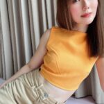 Yvonne Lim Instagram - Cant remember when was the last I ever wore a cropped top...but i knew for sure it has been very long...wasn't confident if i could fit into one too...😅🫣 . Am glad i have dear girlfriend @violaerin to put me in pace with what's trending...😘 . 只能说偶尔OK但不能每次...我太爱吃了啦！🤣🤭😋 . @lovebonito #ootd #lovebonito #croptop #challengemyself #lookgoodfeelgood #happymummy #没想到我还可以 #害羞的叻🫣 #平安 #健康 #感恩