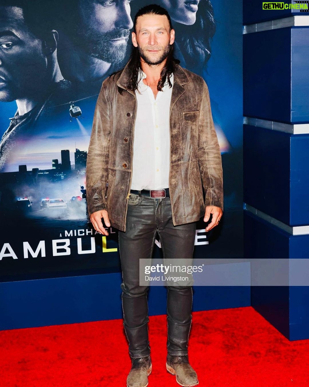 Zach McGowan Instagram - Movie night with @beingbossmama for @ambulancethemovie premier. Everyone who knows me knows I love an action packed car (ambulance) chase movie with a lot of β€οΈ by @michaelbay and this was no exception. Great times. Thanks for having us π₯πΏππ» Academy Museum of Motion Pictures