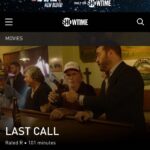 Zach McGowan Instagram – @lastcall_movie now playing and streaming on one of my favorite networks @showtime.  Always a pleasure to work with legends✌️❤️🍻