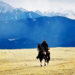 Zach McGowan Instagram - Headed to the office on hump day. More to come 🍻❤️🤠 📷 and 🐴 @schultzwrangling Montana Territory