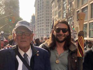 Zach McGowan Instagram - To all those who serve us all Thank you for your service and I hope you have a meaningful day. I will not be able to make it to New York for the parade this year but you know my Dad will be there!  Love you Dad. I love you Doug, thank you always and forever to all who serve our amazing country ❤️🍻
