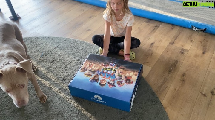 Zach McGowan Instagram - Thank you to @paramountplus for sending over this talking box of toys and treats for the kids and a the free subscription and the movie. My kids watched the new @pawpatrolmovie (more than once) this weekend and they loved it. They suggest it to all kids out there.
