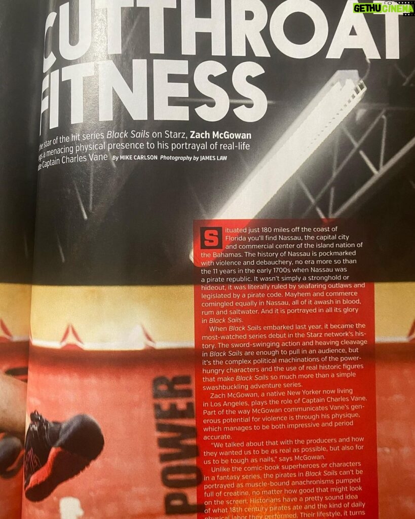 Zach McGowan Instagram - Narrating that video from my last post for the @ufc reminded me of the article @ufcmag did about my fitness routine on @blacksails_starz. Stay strong out there 🍻❤️ #ff
