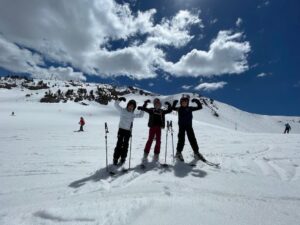 Zach McGowan Instagram - Just so you know, this is how we roll.  We conquered many sky slopes and at least one rocky hillside. Spring skiing ♥️ #zonedefence #skilikeagirl