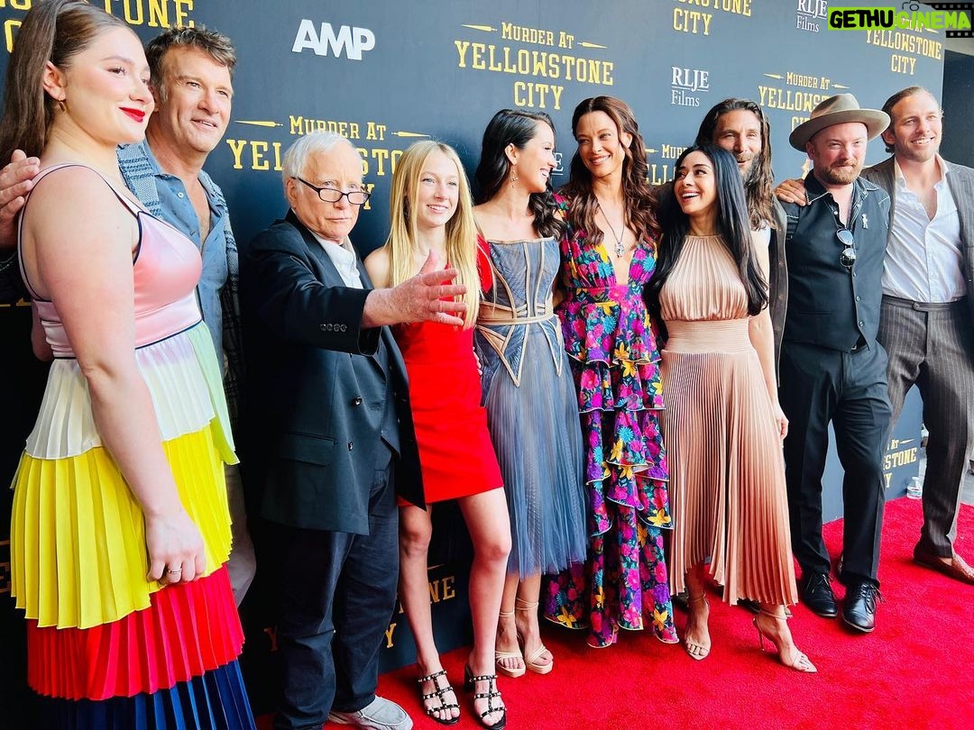 Zach McGowan Instagram - @murderatyellowstonecity is out today. Give it a watch and let me know what you think 👇 Great night last night with these champions. I took as many pics as I could but still didn’t get one with everyone. Making movies is a team sport to me and it is hard to find everyone on the team on insta✌️🍻❤️ Harmony Gold Theater