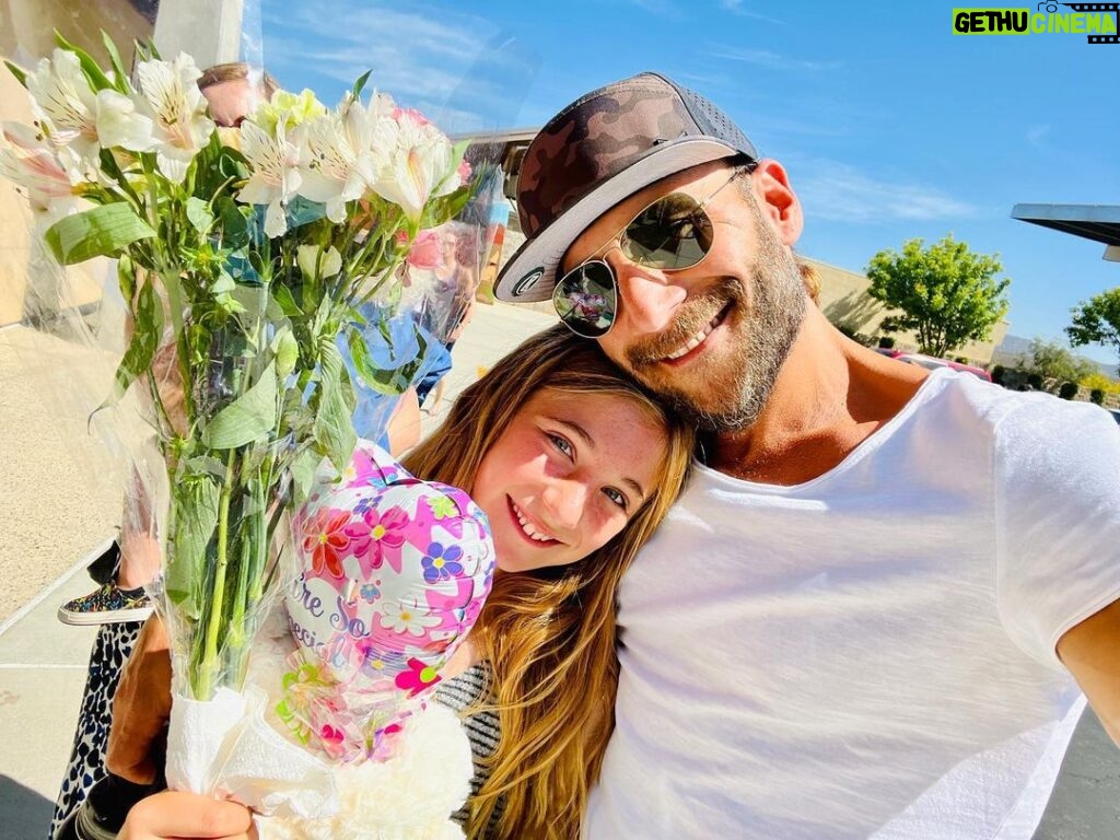Zach McGowan Instagram - My oldest just graduated from elementary school. I love you and am so proud of you my big girl. ❤️❤️❤️❤️