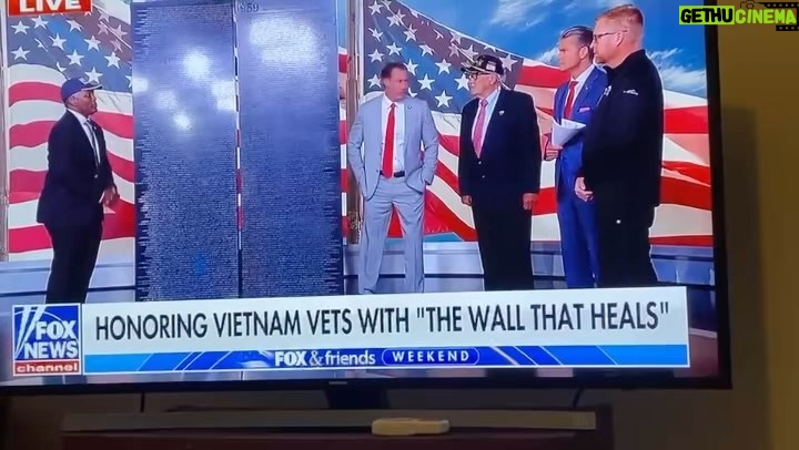 Zach McGowan Instagram - My Dad @mcgowan.vincent on Cable news talking about “the wall that heals” while representing Vietnam veterans and reminding the world that all gave some and some gave all. He reminds us that in the Vietnam war there were conscripts and volunteers. Don’t forget about the draft all you people thirsty to send someone else. If you want to check out the book he is talking about it is Called “the Village” by Bing West. Cap units are Combined Action units that combined southern Vietnamese fighters with US Marines. And that is just a small part of this amazing man and American’s story. We would need at least a few seasons of a show to even begin to tell his amazing story. I love you Dad. I am so proud of you. Thank you. Welcome home ❤️🇺🇸✌️