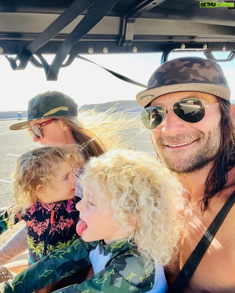 Zach McGowan Instagram - Fun times in Malibu yesterday. Making it look easy is one of our specialties. Thanks to our friends for having us and big thanks to @shiriappleby for getting us all in one frame which is no small task ✌️❤️🍻 FYI that is the first pineapple guava from trees we planted last spring. ❤️