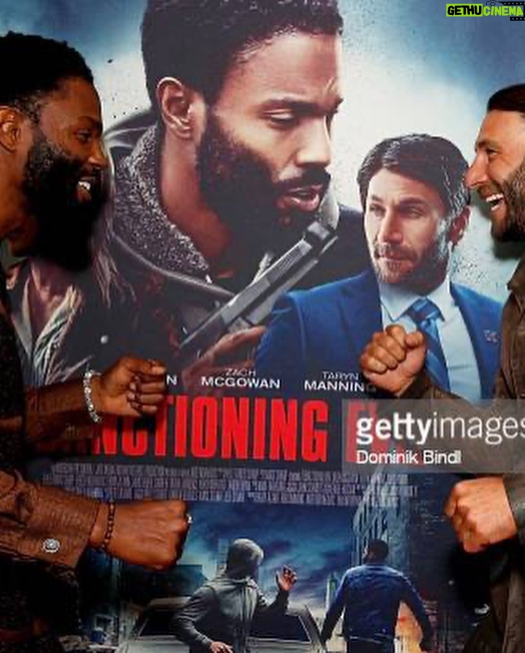 Zach McGowan Instagram - Great times at the @sanctioningevil premiere. It is out now in theaters and on VOD. Watch it and Let me know what you think π @tobiastruvillion @tarynmanning @antenovakovic4 @kyletravissharp @robcsimmons @verticalentertainment @damien.ny @carrie_kim_ @kreshnovakovic @ebonyjoann @jamesbiberi @johnschmidtdp and everyone else who worked to make it happen. βοΈβ€οΈπ»