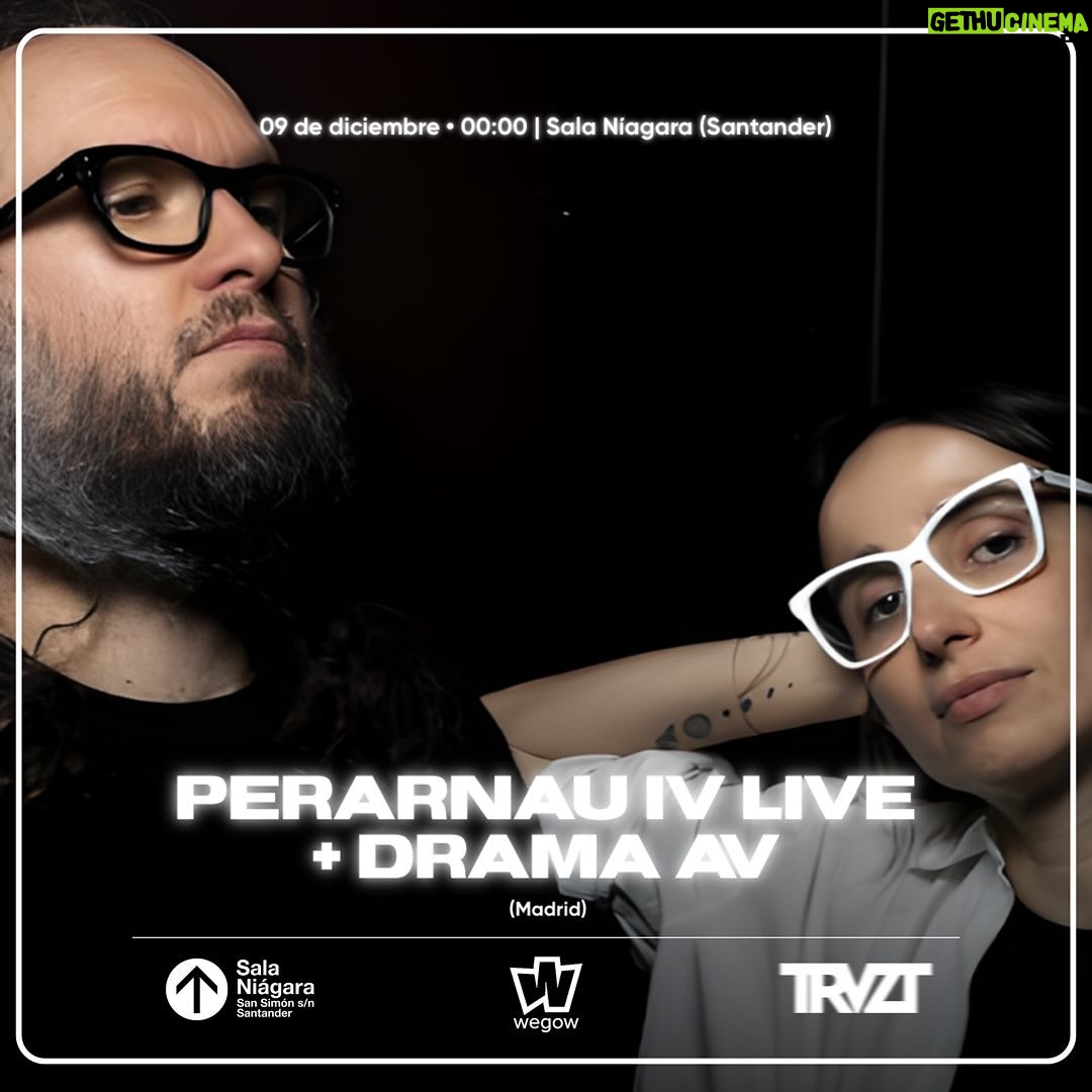 Zahara Instagram - 👻 @perarnauiv 🎭 @todoesdrama @perarnauiv es el proyecto de música electrónica del productor, DJ y compositor Marti Perarnau. Después de una extensa carrera en la escena alternativa como productor e integrante de Zahara, Juno o Mucho, se ha volcado en su faceta más electrónica. En sus actuaciones en vivo, la improvisación es clave y las máquinas te transportan a territorios que evocan a Blawan, Dvs1, Surgeon o Aphex Twin, llevándote al borde del techno o el idm. En esta emocionante travesía, cuenta con el apoyo visual de @todoesdrama ( su inseparable @zaharapop ) , que os dejara boquiabiertos con sus imágenes en vivo junto a Martí. No os los perdáis por primera vez en #Santander con un live exclusivo y aforo limitado 🔥 🎟️ Últimas entradas en @wegowes ••• 📆 09/12/23 🕢 00:00 📍 @sala_niagara 🎫 @wegowes _ #santander #cantabria #eventos #clubbing #house #electronica #torrelavega #bilbao #burgos #madrid #oviedo #gijon #palencia #techno #party #disco #rave #live #video #audio #electronic _ 📷 @miarmadispara (1 y 2) @labenitoescribe (3 y 4) Cantabria, Spain