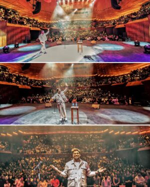 Zakir Khan Instagram - Sydney Opera: ✅

Maine kar ke dekh liya hai, 

ho jaata hai. 

Aajao! 

Next on the list: 

London @royalalberthall 

New York @thetheateratmsg 

Picture by : @kvirlive 

Style by : @zeebamiraie