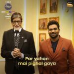 Zakir Khan Instagram – Aisi mulakaatein roz-roz nahi hoti, isliye
dekhiye #KaunBanegaCrorepati, aaj raat 9 baje, sirf 
#SonyEntertainmentTelevision par.

#KBC15
#KaunBanegaCrorepati
#KBCOnSonyTV
#KBCOnSonyEntertainmentTelevision
#NewBeginning
#shandaarsomvaar