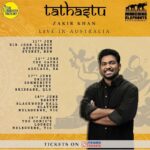 Zakir Khan Instagram – Mai “Tathastu” le kar Australia ja raha hoon. 

Agar aap wahan rehte hain toh zaroor aaiyega. Aur agar apne peechle dino me yeh show dekha hai Toh  apne Australia ke doston ko zaroor bheje. 

#Tathastu #zakirkhan #AustraliaTour