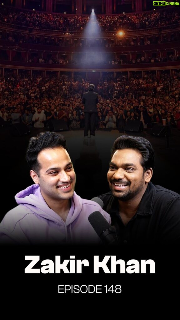 Zakir Khan Instagram - Kya aapke liye bhi badal important hai? Excited to have @zakirkhan_208 on Figuring Out today - a legend in comedy, an elder brother figure, and Asia’s first to rock the stage at @royalalberthall . We get real about life, love, and laughs in this heart-to-heart conversation. What we cover: - Love, relationships, and friendship through Zakir’s lens. - Winning life strategies. - Zakir’s key to success. - His epic Royal Albert Hall performance. 🔗 Podcast Link in bio! #zakirkhan #comedy #podcast #rajshamani #figuringout