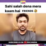Zakir Khan Instagram - Sahi salah dena mera kaam hai…