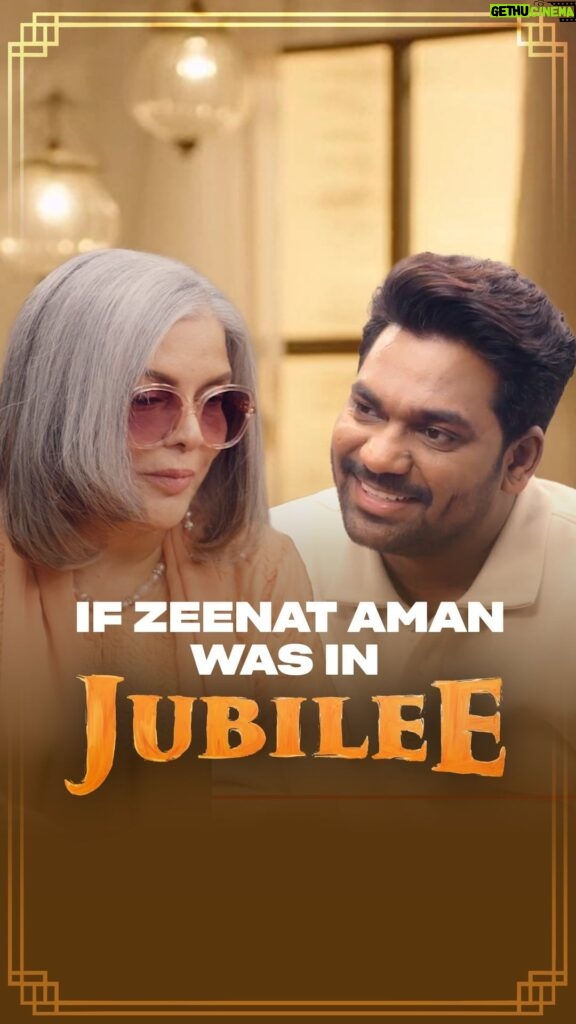 Zakir Khan Instagram - @thezeenataman has made her pick 💙 after all @wamiqagabbi as niloufer has us mesmerised to the core ✨ #JubileeOnPrime, all episodes out now!