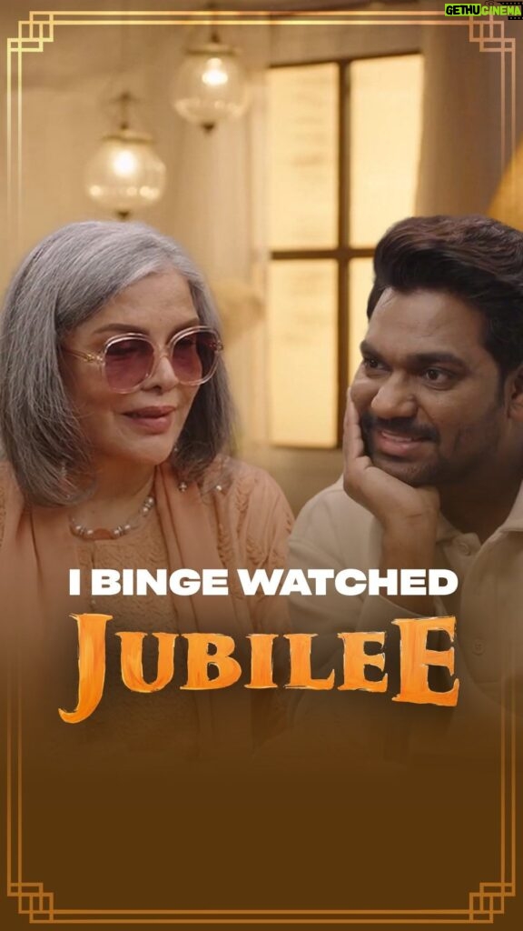 Zakir Khan Instagram - such is the magical impact of the world of jubilee that even @thezeenataman couldn’t escape 🤩 #JubileeOnPrime, all episodes out now!