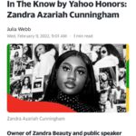 Zandra Cunningham Instagram - Thank you @yahoo @watchintheknow ❤️❤️ #bhm