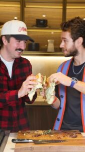Zedd Instagram - Steak sandwich and billboard top ten hit song @zedd @thegrammys