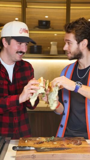 Zedd Instagram - Steak sandwich and billboard top ten hit song @zedd @thegrammys